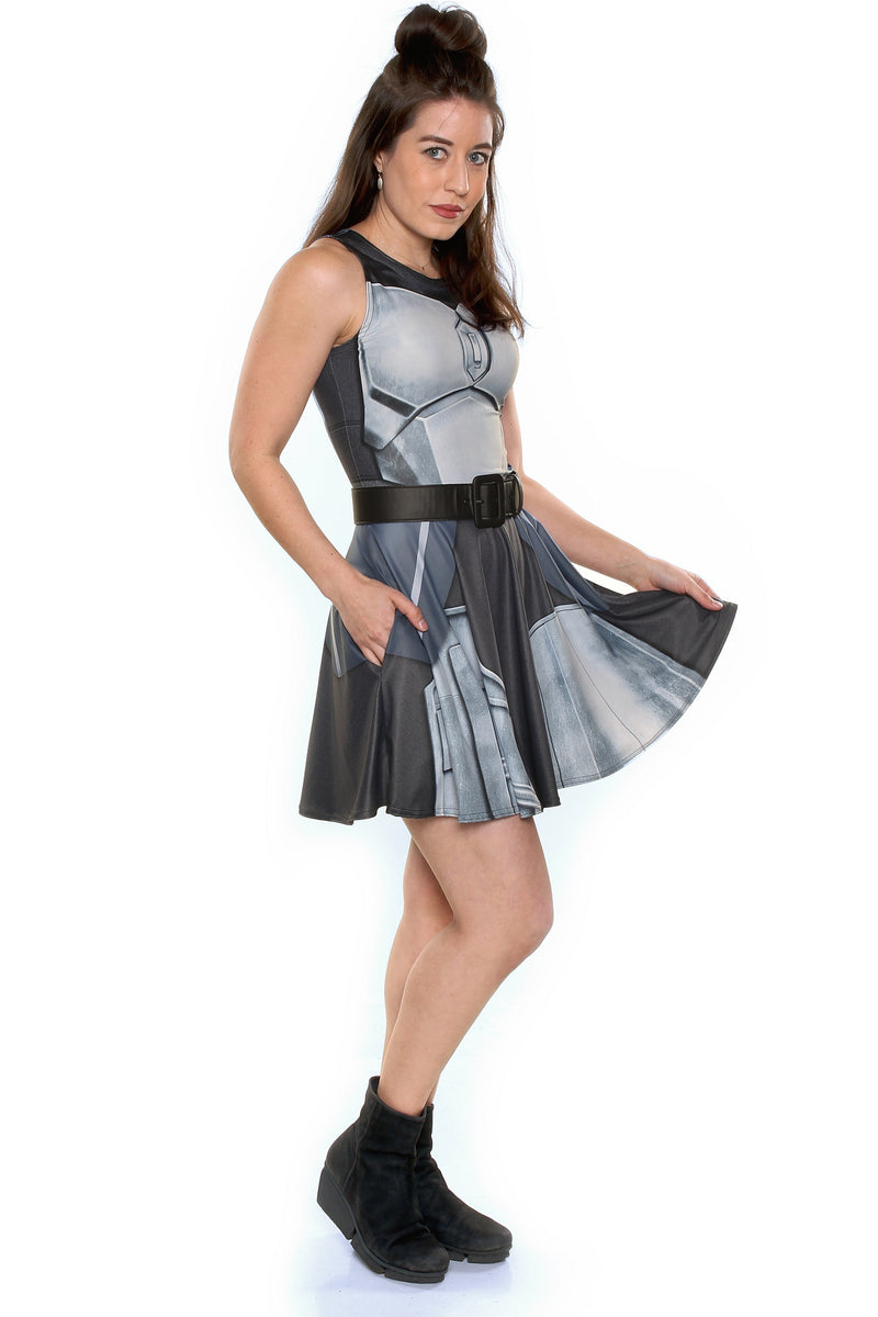 Platinum A-Line Dress